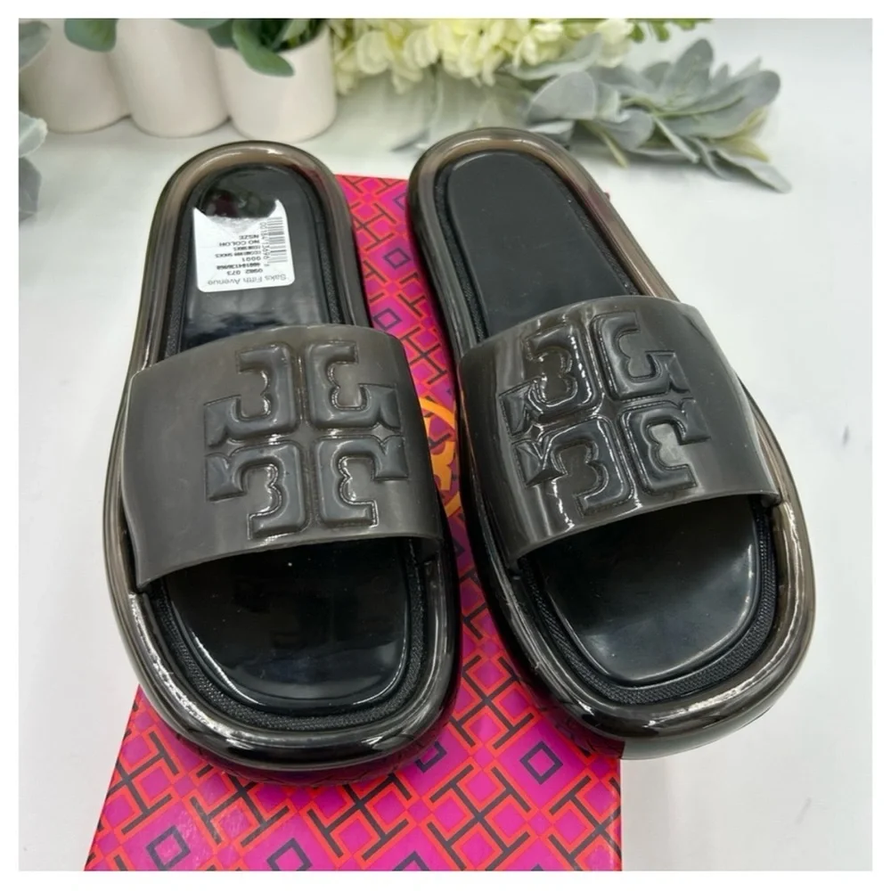 Tory Burch bubble jelly slide sandal size 7